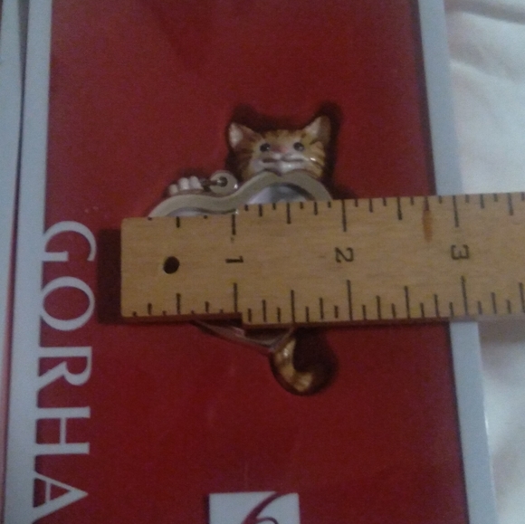 Gorham 2008 Christmas kitty ornament - Picture 2 of 2